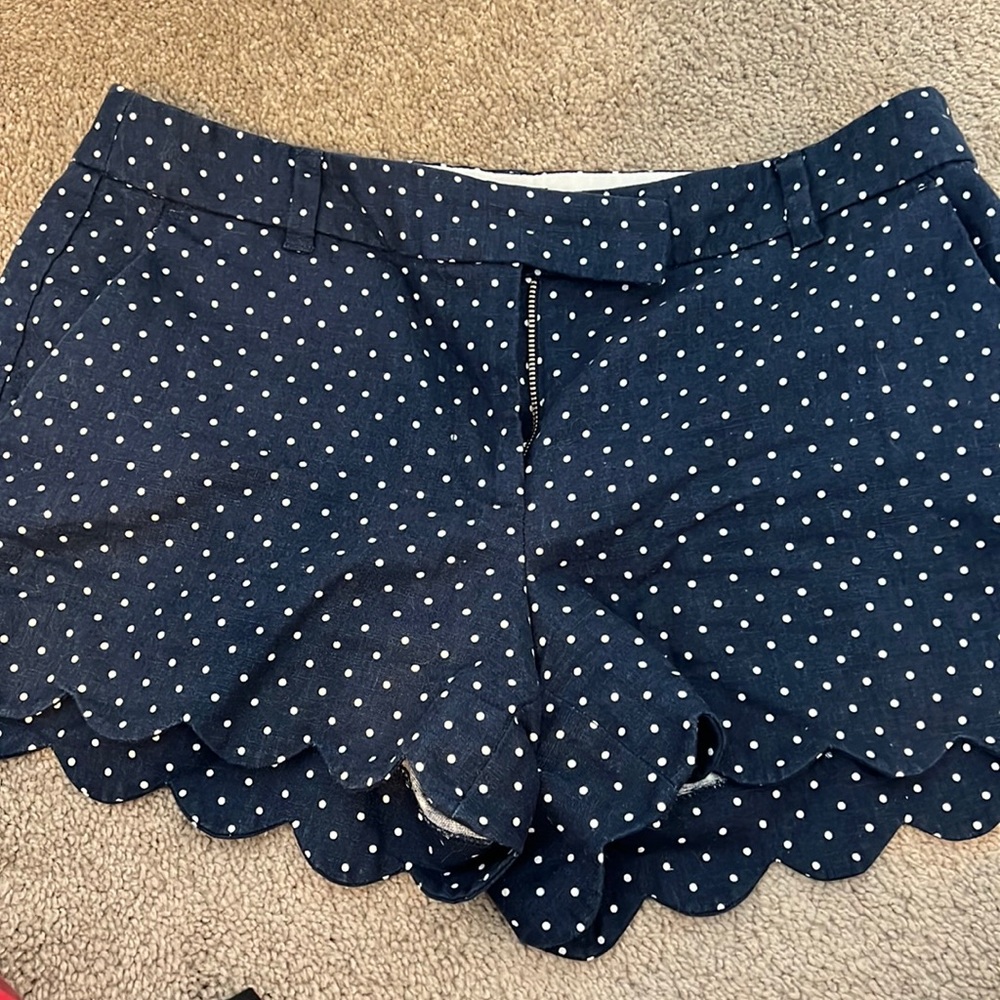 Blue and White Shorts